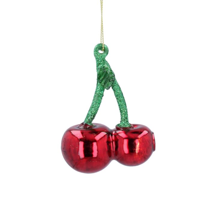 Gisela Graham Red/White/Blue Rocket Glass Tree Decoration